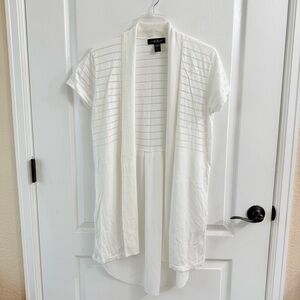 August Silk Ivory Knit Cardigan